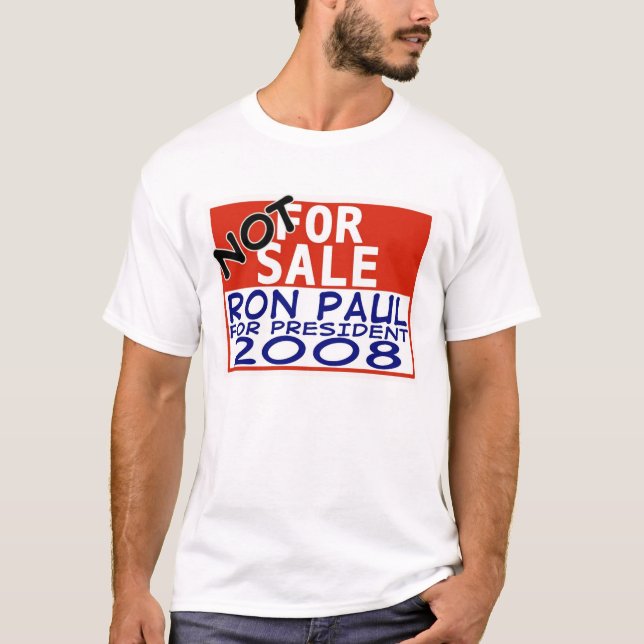 Ron Paul är INTE till salu Tröja (Framsida)