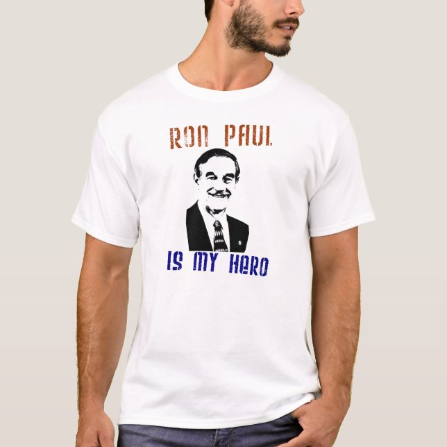 Ron Paul är min hjälte T-shirt (Framsida)