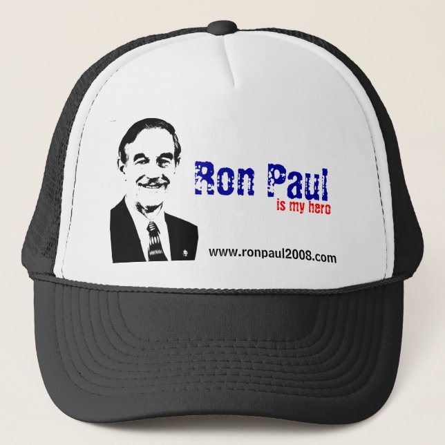 Ron Paul är min hjälte Truckerkeps (Framsida)