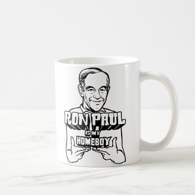 Ron Paul är min Homeboymuggar Kaffemugg (Höger)