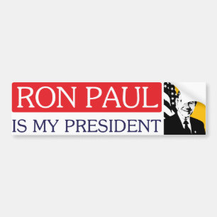 Ron Paul är min presidentbildekal Bildekal