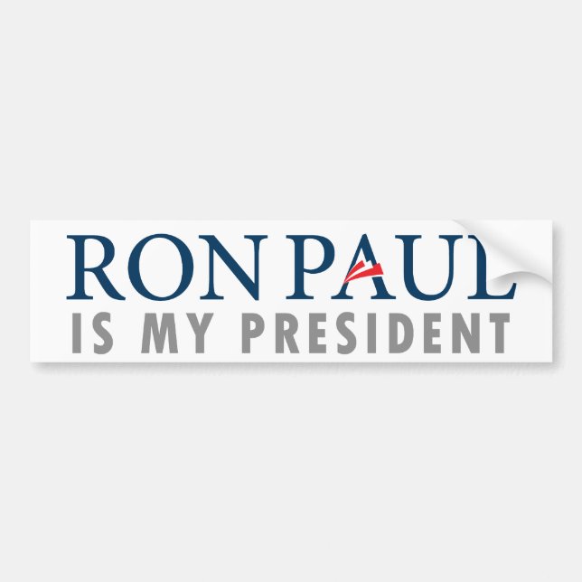 Ron Paul är min presidentbildekal Bildekal (Framsidan)