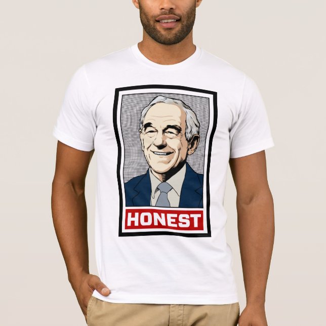 Ron Paul ärlig skjorta Tee Shirt (Framsida)