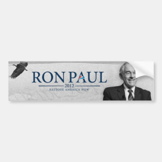 Ron Paul ÅTERSTÄLLANDE 2012 AMERIKA NU Bildekal