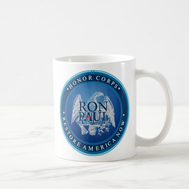 Ron Paul återställande Amerika nu Kaffemugg (Höger)