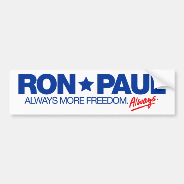 Ron Paul bildekal (Framsidan)