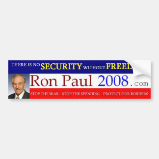 Ron Paul bildekal 2008