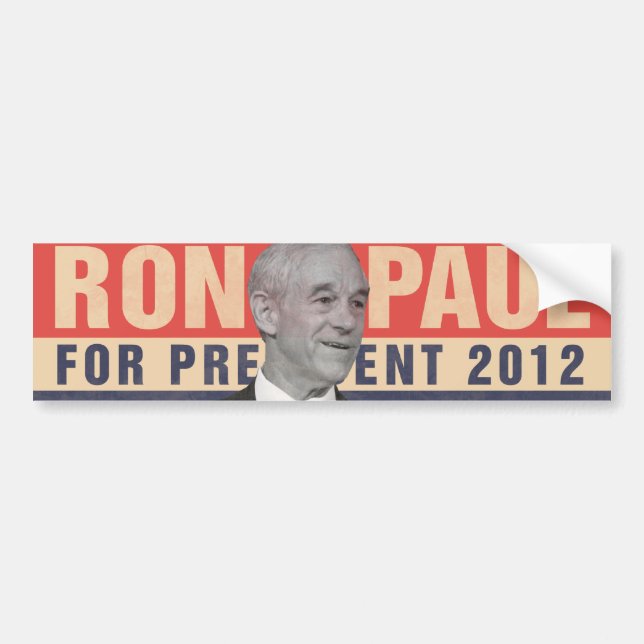 Ron Paul bildekal 2012 (Framsidan)
