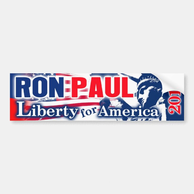 Ron Paul bildekal 2012 (Framsidan)
