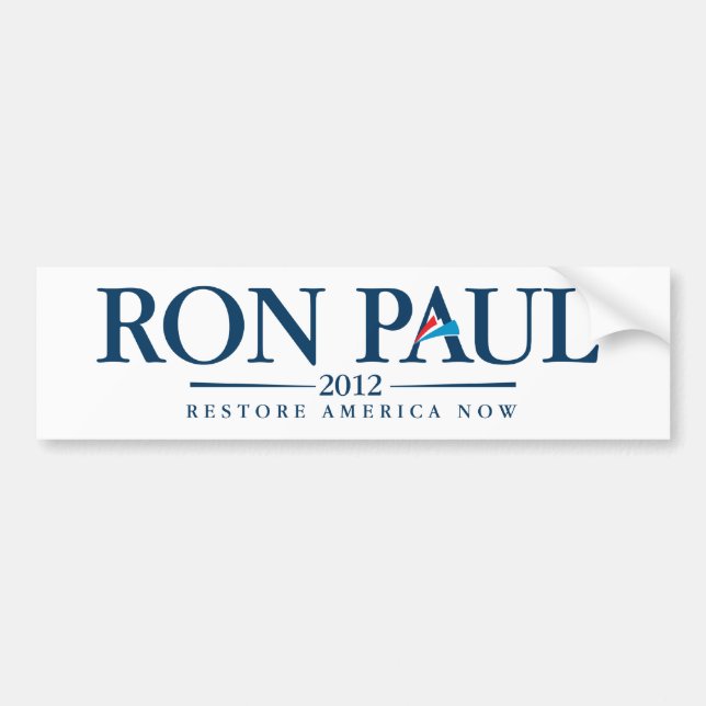 Ron Paul bildekal 2012 (Framsidan)