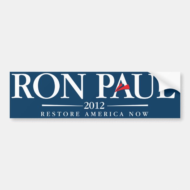 Ron Paul bildekal 2012 (Framsidan)