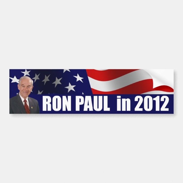 Ron Paul Bumper Sticker Bildekal (Framsidan)