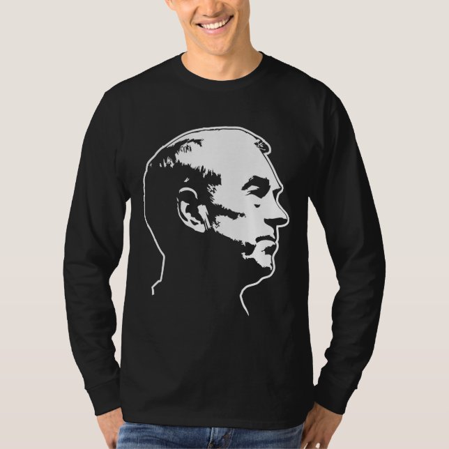 Ron Paul Chiaroscurotoppar T-shirt (Framsida)