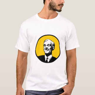 Ron Paul cirklar gult T-shirt