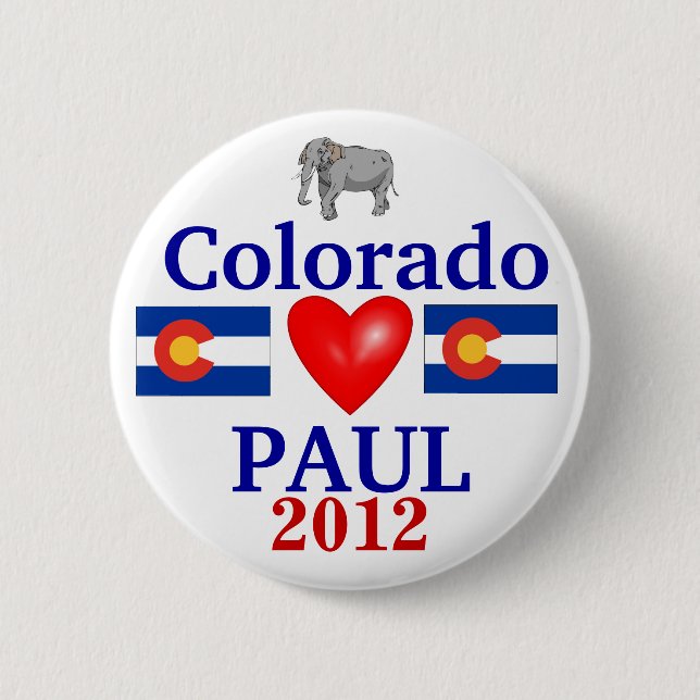 Ron Paul Colorado 2012 Knapp (Framsida)