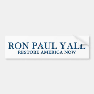 Ron Paul dig - rolig bildekal