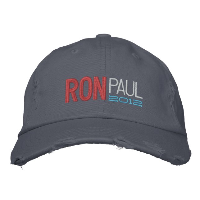 Ron Paul Embroiderade Cap Broderad Keps (Framsida)