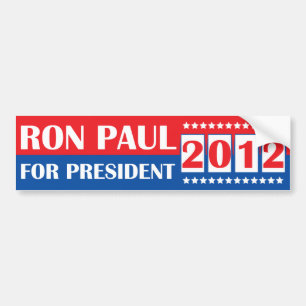 Ron Paul för den presidentbildekalet 2012 Bildekal
