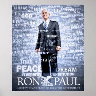 Ron Paul för evigt Poster