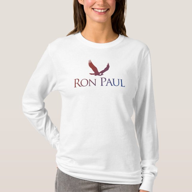 Ron Paul för för kampanjutslagsplats för president T-shirt (Framsida)