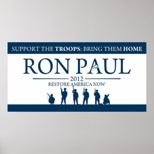 Ron Paul för kampanjaffisch för president 2012 Poster