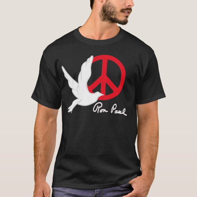Ron Paul For Peace Tröja (Framsida)