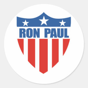 Ron Paul för president (12) Runt Klistermärke