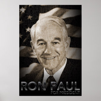 Ron Paul för president 2012 Kampanj Poster