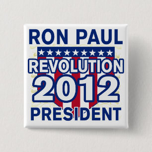 Ron Paul för president 2012 Tshirts Knapp