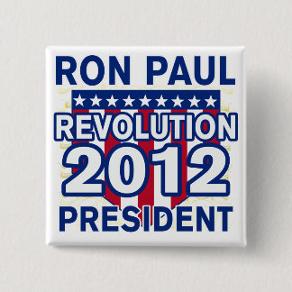 Ron Paul för president 2012 Tshirts Knapp