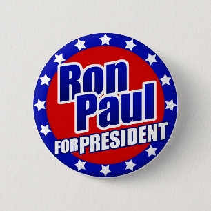 Ron Paul för president knäppas Knapp
