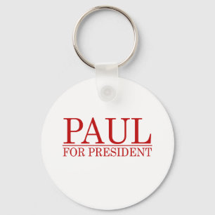 RON PAUL FOR PRESIDENT (Red) Nyckelring