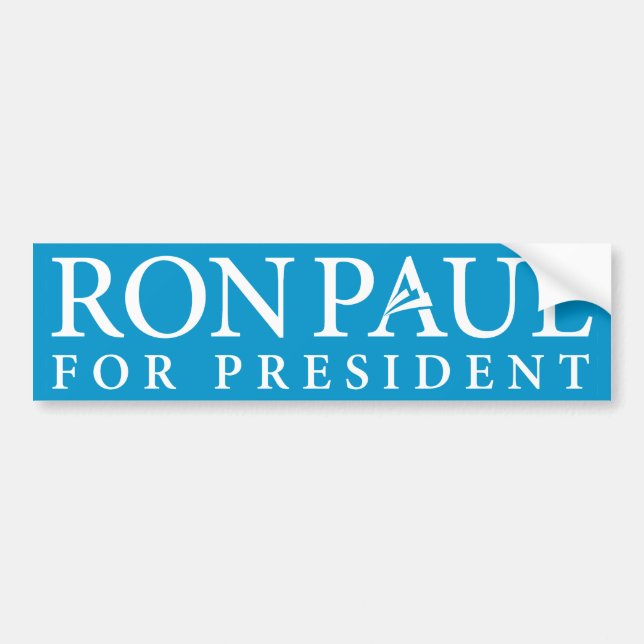 Ron Paul för presidentbildekal Bildekal (Framsidan)