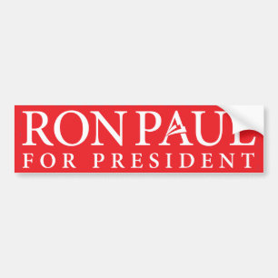 Ron Paul för presidentbildekal Bildekal