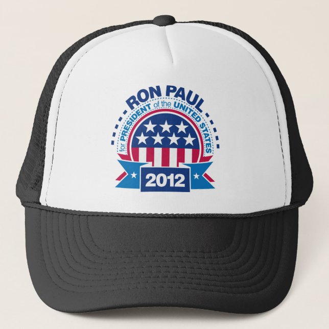 Ron Paul för presidenten 2012 Keps (Framsida)
