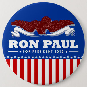 Ron Paul för presidenten 2012 Knapp