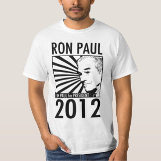 Ron Paul för presidenten 2012 med citationstecken Tee Shirt