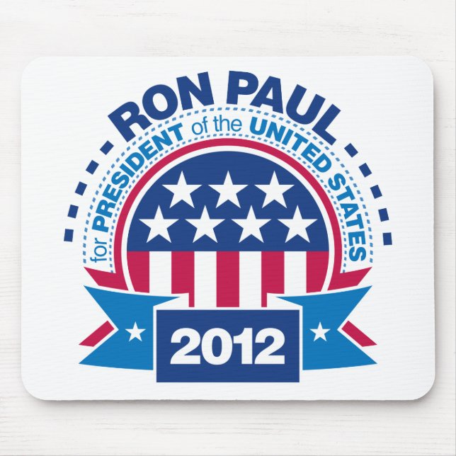 Ron Paul för presidenten 2012 Musmatta (Framsidan)