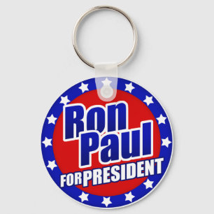 Ron Paul för presidenten Keychain Nyckelring