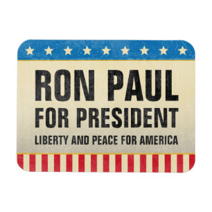 Ron Paul för presidentmagnet Magnet