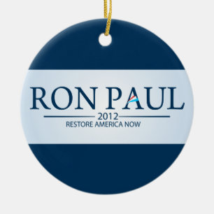 Ron Paul för talman Julgransprydnad Keramik