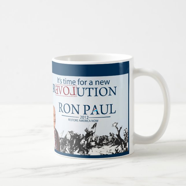Ron Paul för talman Kaffemugg (Höger)