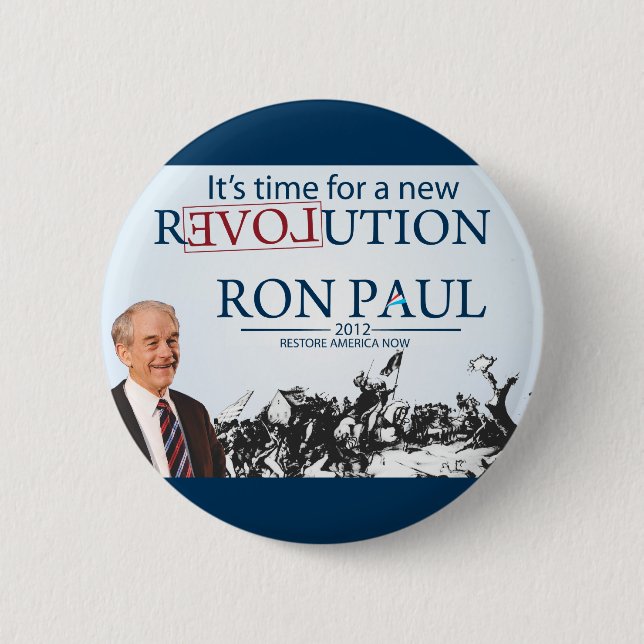 Ron Paul för talman Knapp (Framsida)