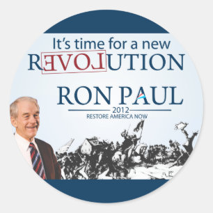 Ron Paul för talman Runt Klistermärke