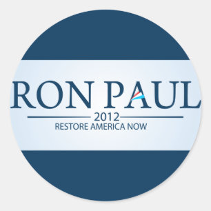 Ron Paul för talman Runt Klistermärke