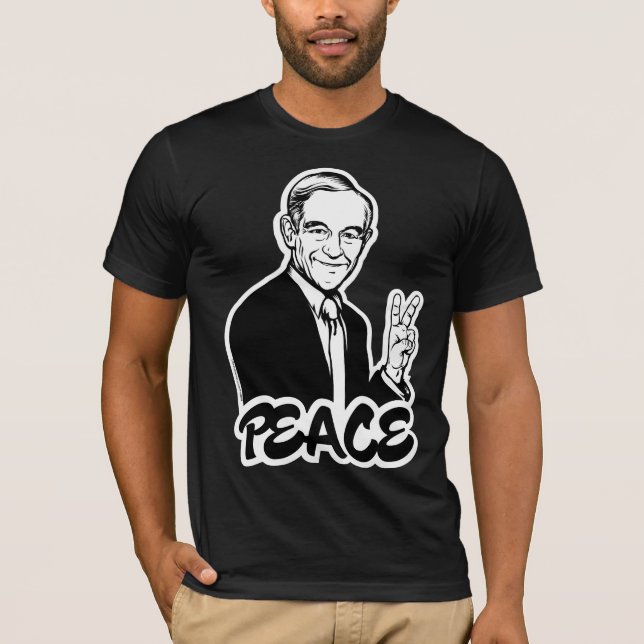 Ron Paul fredT-tröja Tee Shirt (Framsida)