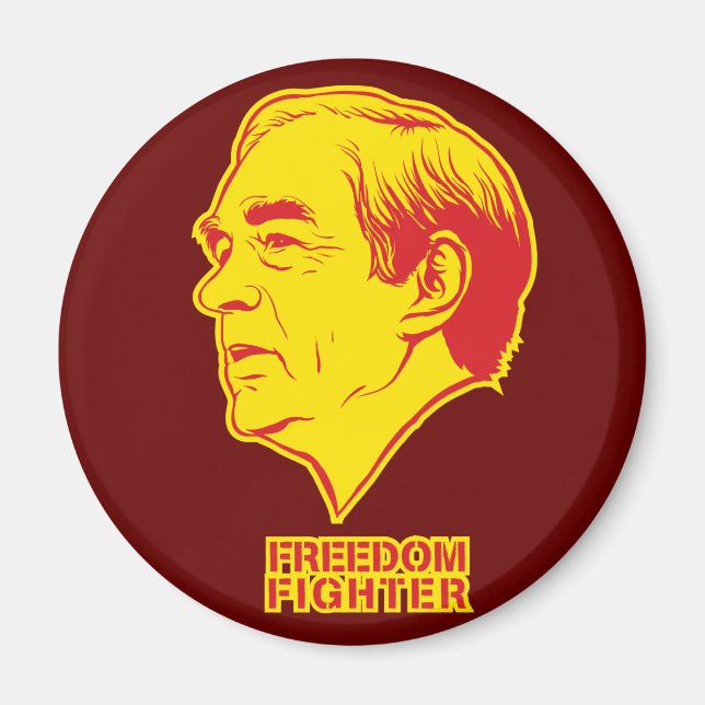 Ron Paul Freedom Fighter Magnet (Framsidan)