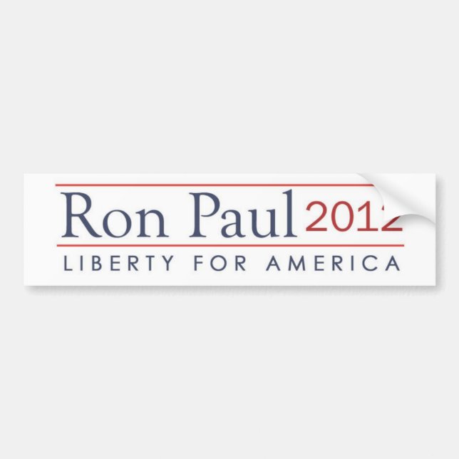 Ron Paul frihet 2012 för stora Amerika Bildekal (Framsidan)