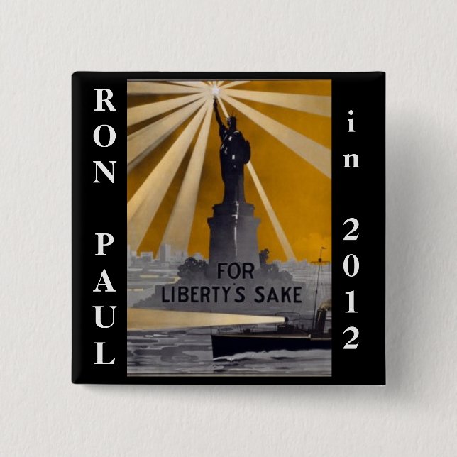 Ron Paul frihet 2012 Knapp (Framsida)