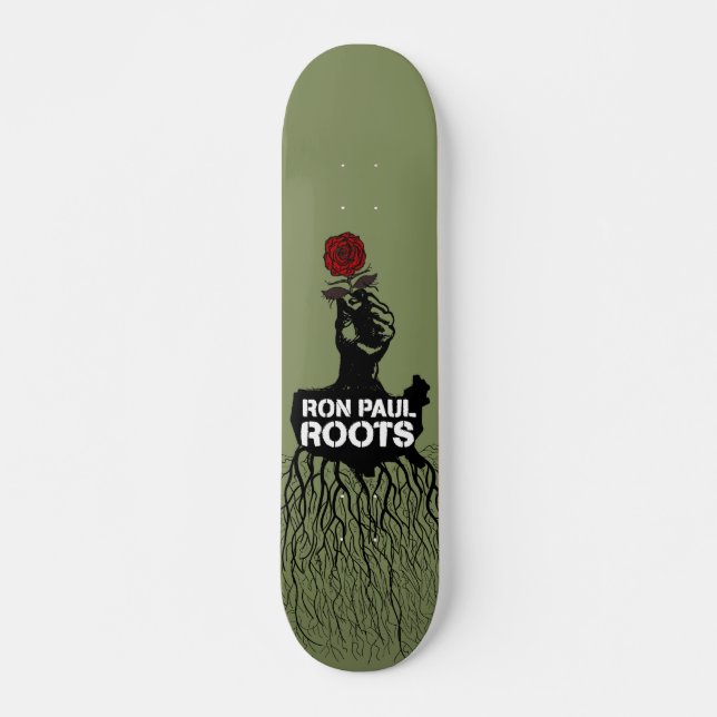 Ron Paul Grass Roots Skateboard Deck (Framsida)